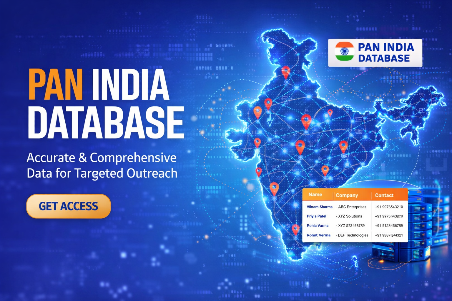 PAN India Database, Website & Backlinks Services