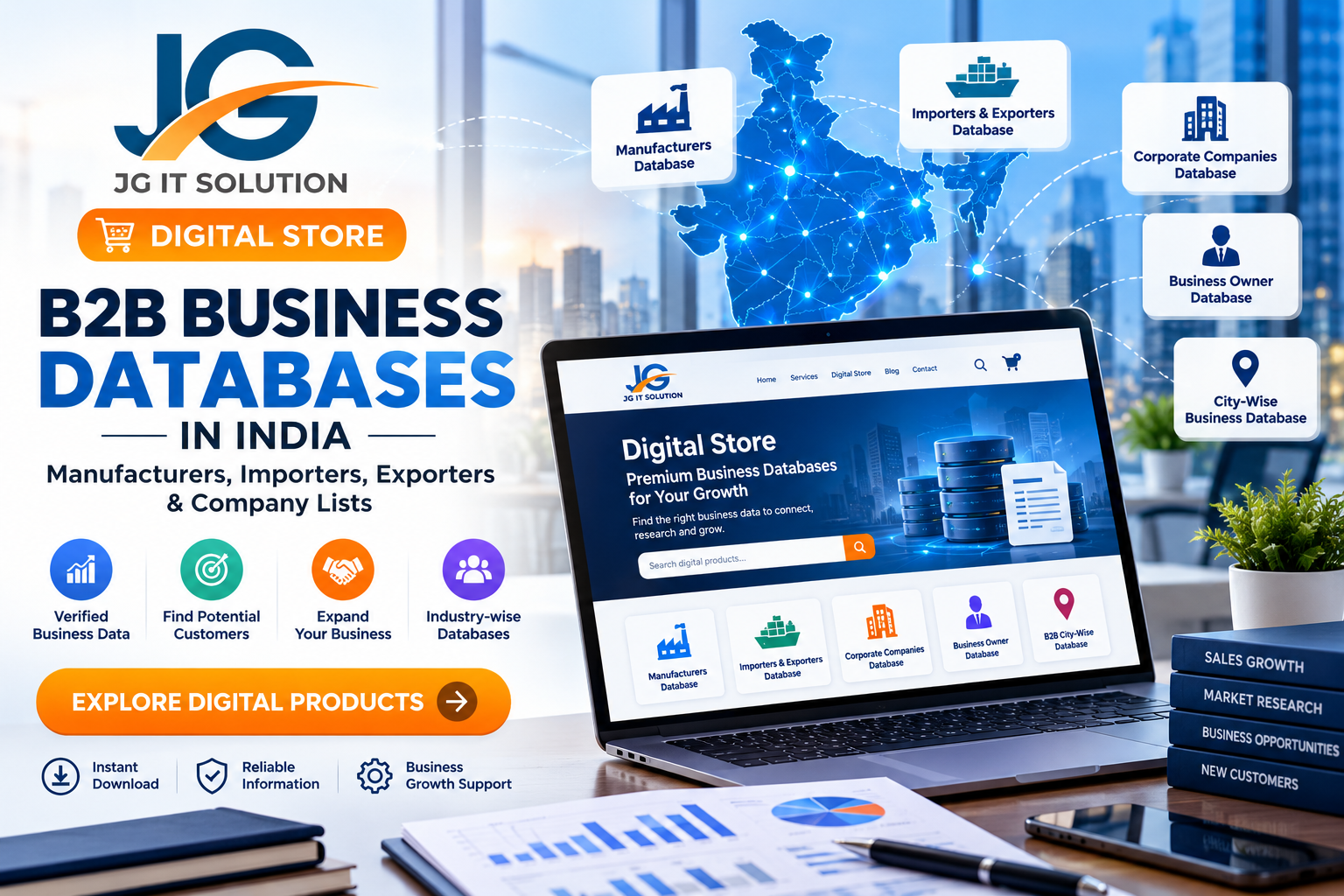 B2B Business Databases in India: Manufacturers, Importers, Exporters & Company Lists
