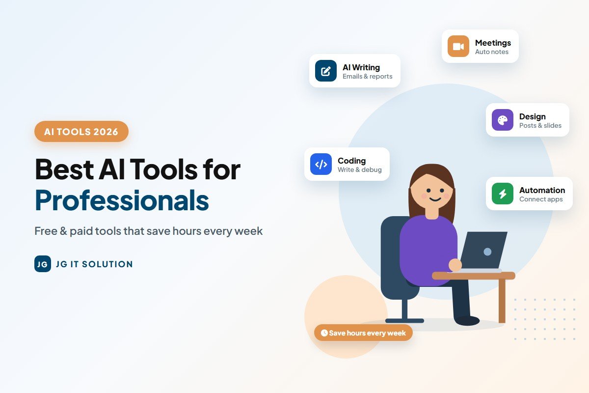 15 Best AI Tools for Professionals in 2026 (Free & Paid)