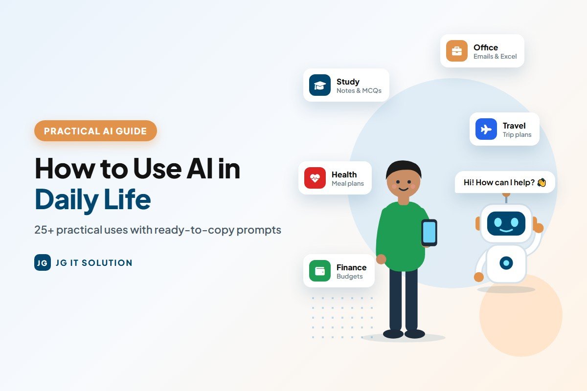 How to Use ChatGPT, Claude & Gemini in Daily Life: 25+ Practical Uses