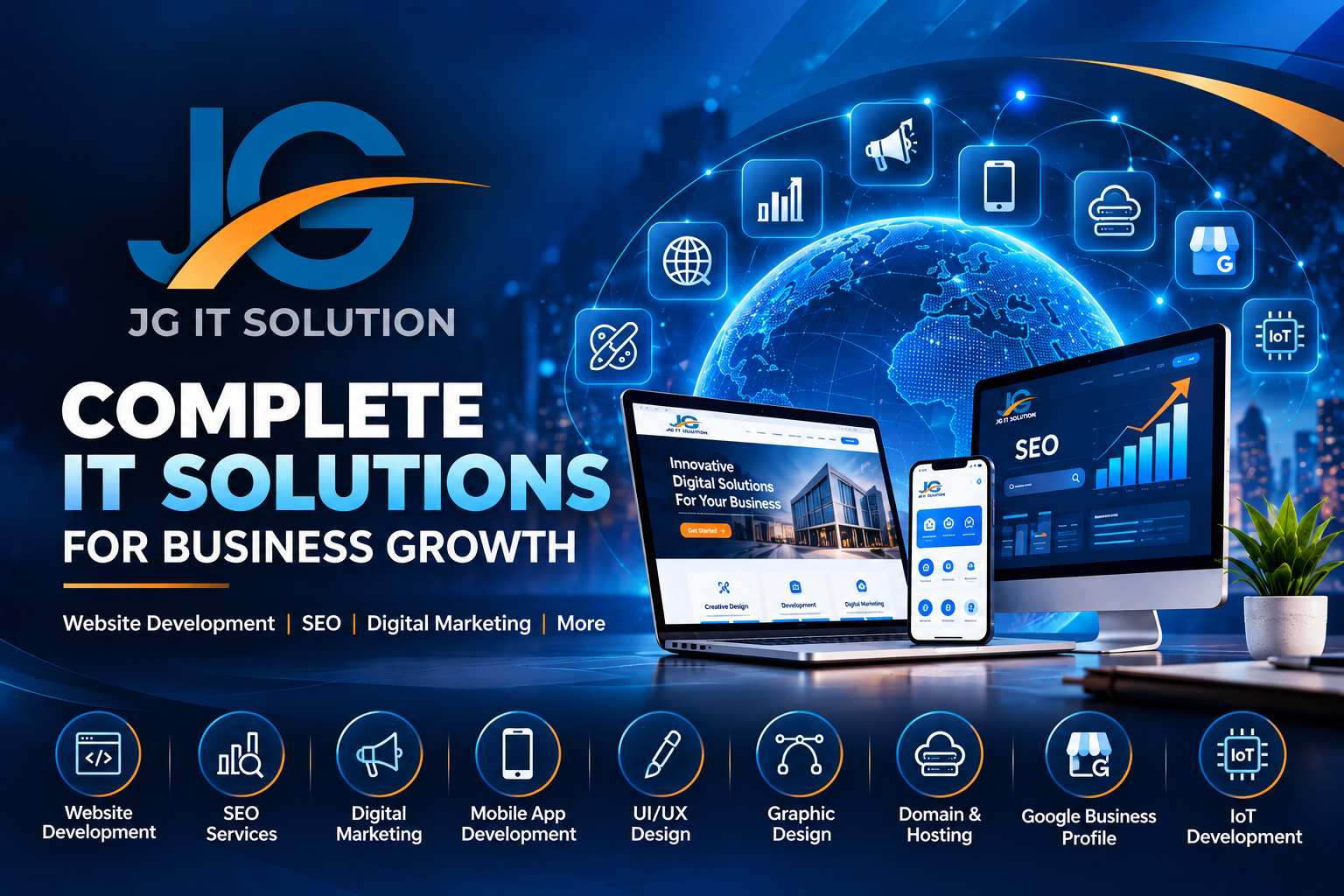 Complete IT Solutions for Business Growth: Website Development, SEO, Digital Marketing & More